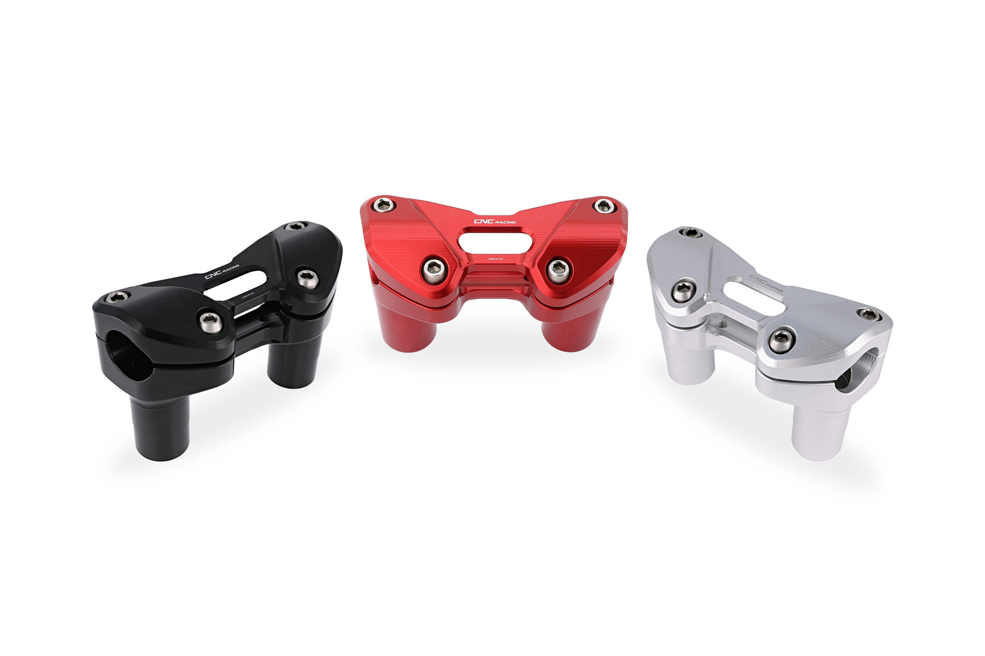 CNC Racing Handlebar Clamp Kit with Riser for Ducati Multistrada V4 / 1260 / 1200 / 950 / V2 (15-24) CNC Racing Handlebar Clamp Kit with Riser for Ducati Multistrada V4 / 1260 / 1200 / 950 / V2 (15-24)